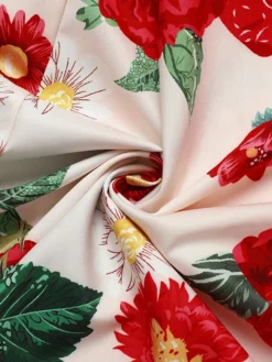 Flower Print Lapel Button Front Short Sleeve Dress With Belt -Zanzea Shop 023f3eef 0867 45b7 b20b e6b22b8f00b7