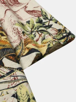 Floral Print Split O-neck Half Sleeve Casual Cotton Dress -Zanzea Shop 03984b45 adb7 49ca 9727 d07a7eaf4e8a