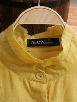 Vintage Irregular Button Split Solid Plus Size Long Shirt -Zanzea Shop 039ba9b3 bd6b 4819 ac82 2c4cfa2e3ccf