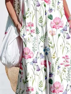 Women Floral Plant Print V-Neck Ruffle Sleeveless Jumpsuit -Zanzea Shop 03b88d32 1a9a 423b 99ec 1feb1e5b1e61