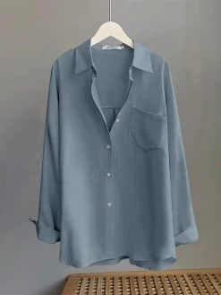 Solid Pocket Button Front Long Sleeve Lapel Shirt 10 Solid Pocket Button Front Long Sleeve Lapel Shirt -Zanzea Shop 05ff47cd f91c 41ee ae8d 5252b49ecc95