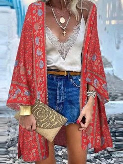 Bohemian Floral Print Loose Long Sleeve Kimono 6 Bohemian Floral Print Loose Long Sleeve Kimono -Zanzea Shop 073c7b5b a2a9 4d64 b210 2eeaceef6678