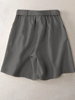 Solid Casual Wide Leg Shorts With Belt For Women -Zanzea Shop 09c33cee 04de 4110 b78d 94a23314940f