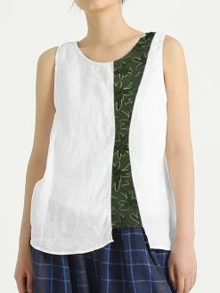 Women Floral Print Patchwork Crew Neck Cotton Sleeveless Tank Top 15 Women Floral Print Patchwork Crew Neck Cotton Sleeveless Tank Top -Zanzea Shop 116a15aa 1a90 4f1d b9a7 eeda6df01019