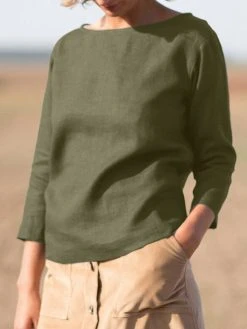 Solid Long Sleeve Casual Crew Neck Blouse For Women 15 Solid Long Sleeve Casual Crew Neck Blouse For Women -Zanzea Shop 12a28e63 a913 45de 9600 ccd04216c360