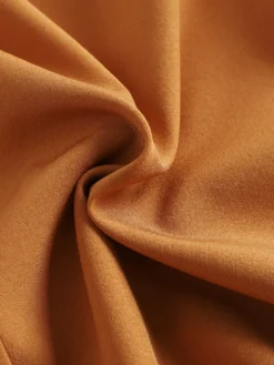 Solid Ruffle Trim Tie Front Long Sleeve Crew Neck Blouse -Zanzea Shop 12a6fb86 835a 45c5 b51c 0c191f8339c2