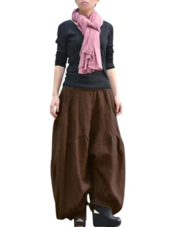 Drop Crotch Elastic Wasit Pockets Plus Size Pants 17 Drop Crotch Elastic Wasit Pockets Plus Size Pants -Zanzea Shop 142bb0f0 0ef3 4c7c 9b76 48ce284b7911