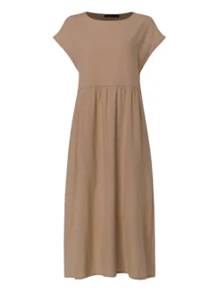 Solid Color Short Sleeve Plus Size Casual Dress 17 Solid Color Short Sleeve Plus Size Casual Dress -Zanzea Shop 1ad6026f 290a 4656 90fb cda65af3ee43