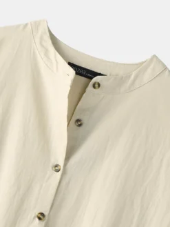 Casual O-neck Long Sleeve Button Plus Size Dress With Pockets -Zanzea Shop 1c7a35d9 9222 4636 87cf e4e8d4ec4a31