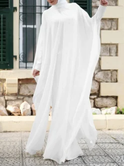 Plus Size Muslim Double Layer Two-piece Chiffon Maxi Dress -Zanzea Shop 1d144811 2a9d 4bd8 a948 cc5e3b435572