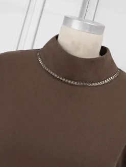 Women Hollow Lace Splice High Neck Cotton Plain Dress 13 Women Hollow Lace Splice High Neck Cotton Plain Dress -Zanzea Shop 1f0cb168 09d8 44e0 bc91 953dab1ca37f