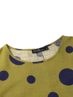 Polka Dot Print Short Sleeve Plus Size Baggy Dress With Pockets -Zanzea Shop 1f9b40db 7ae4 485d b945 3ee0dea90798