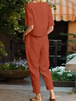 Women Casual Solid Pocket Knotted Two Pieces Suit 13 Women Casual Solid Pocket Knotted Two Pieces Suit -Zanzea Shop 240dd7ae cae4 4f74 beb3 41d65b204a0c