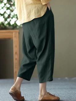 Women Solid Pocket Elastic Waist Casual Harem Pants 9 Women Solid Pocket Elastic Waist Casual Harem Pants -Zanzea Shop 254f342c 00a8 42ef a347 3d67af1812cd