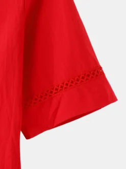 Solid Color O-neck Short Sleeve Plus Size Blouse -Zanzea Shop 270ec4e1 c5a5 45fc 9feb 545719aecf03