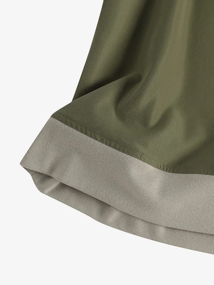 Women Contrast Patchwork Crew Neck Knit Raglan Sleeve T-Shirt 7 Women Contrast Patchwork Crew Neck Knit Raglan Sleeve T-Shirt - Image 7