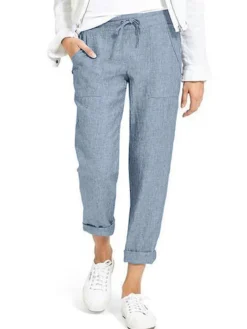 Casual Solid Color Elastic Waist Plus Size Pencil Pants -Zanzea Shop 29020fe8 3e0b 4d5c 8242 15a573d781d2