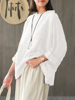 Vintage Plaid Long Sleeve Plus Size Baggy Blouse With Pockets -Zanzea Shop 2f82a507 5ede 44f9 8edc 0f059b565eb4