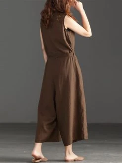 Women V-neck Belted Flare Overalls Jumpsuits -Zanzea Shop 2fc719f5 6472 417e 8de2 7a1e00c37a2e