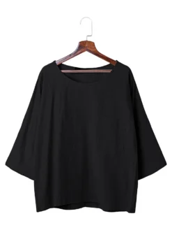 Casual Women Mori Pocket O-Neck 3/4 Sleeve Loose Blouse 19 Casual Women Mori Pocket O-Neck 3/4 Sleeve Loose Blouse -Zanzea Shop 316e8749 a6cf 44f2 a59a 0a3839cf2d9a