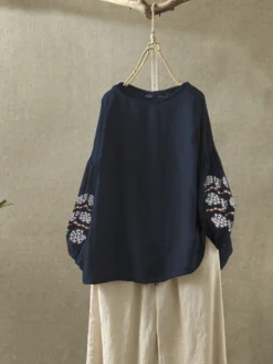 Vintage Embroidery Long Sleeve Plus Size Blouse 7 Vintage Embroidery Long Sleeve Plus Size Blouse -Zanzea Shop 3551a1ae d39b 461f 9055 a008e2fa5792