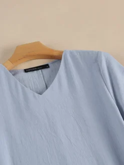 Women Floral Embroidered V-Neck Cotton Short Sleeve Dress 16 Women Floral Embroidered V-Neck Cotton Short Sleeve Dress -Zanzea Shop 38276eb9 83e0 4779 9c5b 798a0d283c5d