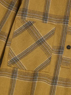 Plaid Print High-low Long Sleeve Stand Collar Dress -Zanzea Shop 3914c9cb 4895 4c72 8d33 da265df809b8