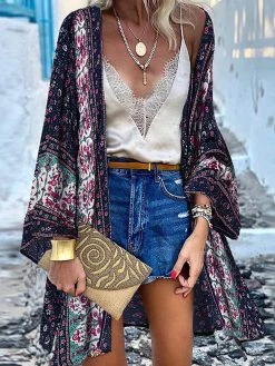 Women Bohemian Floral Print Long Sleeve Loose Kimono -Zanzea Shop 3c7cc715 a296 4e83 aece eeeb93315542