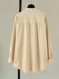 Tribal Embroidery Stand Collar Button Long Sleeve Blouse -Zanzea Shop 417e71b4 d6a6 4da2 b274 3b2f78c7e7cc