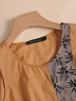 Women Floral Print Patchwork Crew Neck Cotton Sleeveless Tank Top 20 Women Floral Print Patchwork Crew Neck Cotton Sleeveless Tank Top -Zanzea Shop 43e0d23d 2893 435f b14c 24a6b6ad1e05