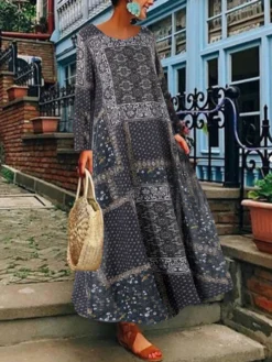 Bohemian Floral Print Beach Summer Plus Size Maxi Dress 12 Bohemian Floral Print Beach Summer Plus Size Maxi Dress -Zanzea Shop 485db346 e550 45e0 a675 e695dc14e356