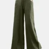 Casual Loose Drawstring Plus Size Wide Leg Pants
