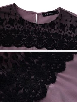 Solid Color Lace Patchwork Big Swing Muslim Dress For Women 7 Solid Color Lace Patchwork Big Swing Muslim Dress For Women -Zanzea Shop 4ee98e3c c990 4988 bfaa 347bf92a1fd9