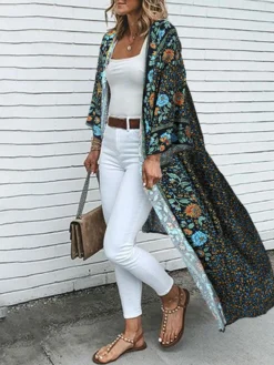 Floral Print Long Sleeve Plus Size Casual Cardigan For Women -Zanzea Shop 51b5f4db 984c 4431 98d4 30ca82f24dad