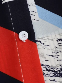 Color Block Button Front Long Sleeve Lapel Casual Shirt -Zanzea Shop 53e3f557 37e9 49af aa9d 5adfc389fe78