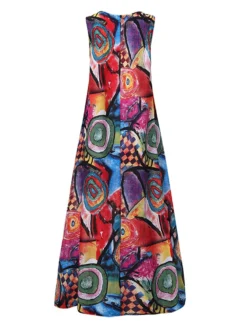 Vintage Printed Sleeveless Plus Size Casual Dress For Women -Zanzea Shop 5a72b29d a665 4bba 8851 f513c53a7e9f