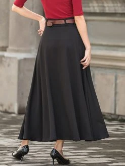 Solid Pocket Sash A-Line Casual Maxi Skirt 16 Solid Pocket Sash A-Line Casual Maxi Skirt -Zanzea Shop 5fd7eb11 6b17 46a6 9561 087ab8b19548