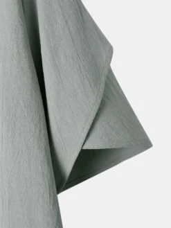 Women Plain Hollow Out Texture V-Neck Cotton Wrap Hem Dress -Zanzea Shop 60ea3da1 de7d 46f8 a168 2fa8e1c7d1bc