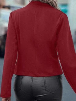 Solid Long Sleeve Lapel Blazer For Women -Zanzea Shop 656ff6a8 79f2 470b b6a8 bad71d0385fe