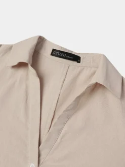 Solid Button Half Placket Long Sleeve Vintage Shirt Dress -Zanzea Shop 66e63177 01c7 4d00 80b4 4f72cc3af157