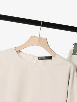 Women Solid Lantern Sleeve Flared Pants Casual Co-ords -Zanzea Shop 674b76ac fe1f 48d9 9eab 4b42ba80d39a