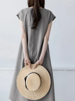 Solid High-low V-neck Short Sleeve Casual Dress 10 Solid High-low V-neck Short Sleeve Casual Dress -Zanzea Shop 685c9661 4bd7 49be a3e8 b82eb9d15c1a