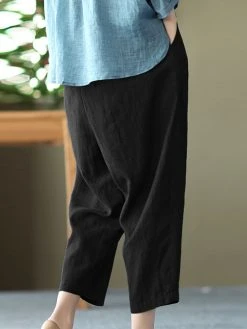 Women Solid Pocket Elastic Waist Casual Harem Pants 11 Women Solid Pocket Elastic Waist Casual Harem Pants -Zanzea Shop 6ca1f58a 1ec2 4283 8784 a8b542e28610