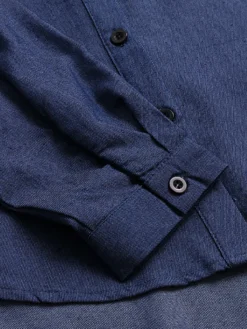 Solid Color Crew Neck Irregular Denim Plus Size Shirt -Zanzea Shop 6d6c6ed6 af80 4822 8811 e58ca9c63ef0