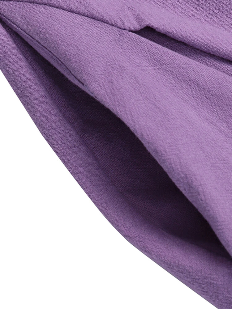 Solid Sleeveless Pocket Vintage Dress For Women 5 Solid Sleeveless Pocket Vintage Dress For Women - Image 5