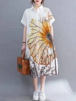 Flower Print Short Sleeve Pocket Button Lapel Dress 13 Flower Print Short Sleeve Pocket Button Lapel Dress -Zanzea Shop 7177090d cc08 4fc5 bb17 bcfbb65a6385