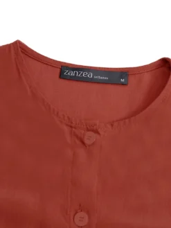 Floral Print Patchwork Ruffle Plus Size Button Dress With Belt -Zanzea Shop 72c86bd4 de36 4881 b8e5 ed7f84b0ca91