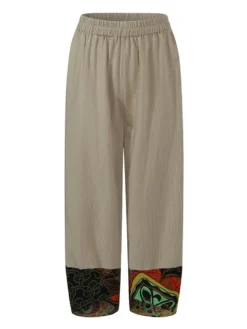 Vintage Print Patchwork Elastic Waist Pockets Plus Size Pants 13 Vintage Print Patchwork Elastic Waist Pockets Plus Size Pants -Zanzea Shop 73537c68 75a6 4870 ac5c 4c6c8afbdeee
