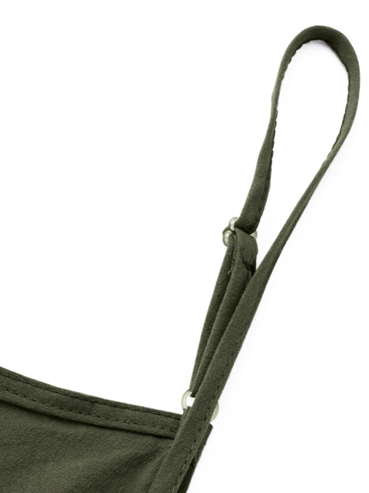 Casual Solid Color Spaghetti Strap Jumpsuits For Women 4 Casual Solid Color Spaghetti Strap Jumpsuits For Women - Image 4