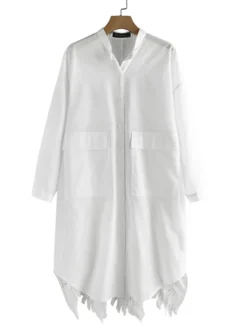 Lace Crochet Long Sleeve Irregular Trim Plus Size Long Shirt 17 Lace Crochet Long Sleeve Irregular Trim Plus Size Long Shirt -Zanzea Shop 75981919 7a41 4f28 8d31 be77aee9d049